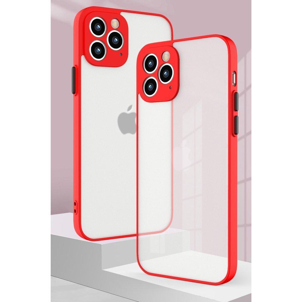 Silikonska fleksibilna futrola Milky Case za Apple iPhone 12 Pro Max - Crvena