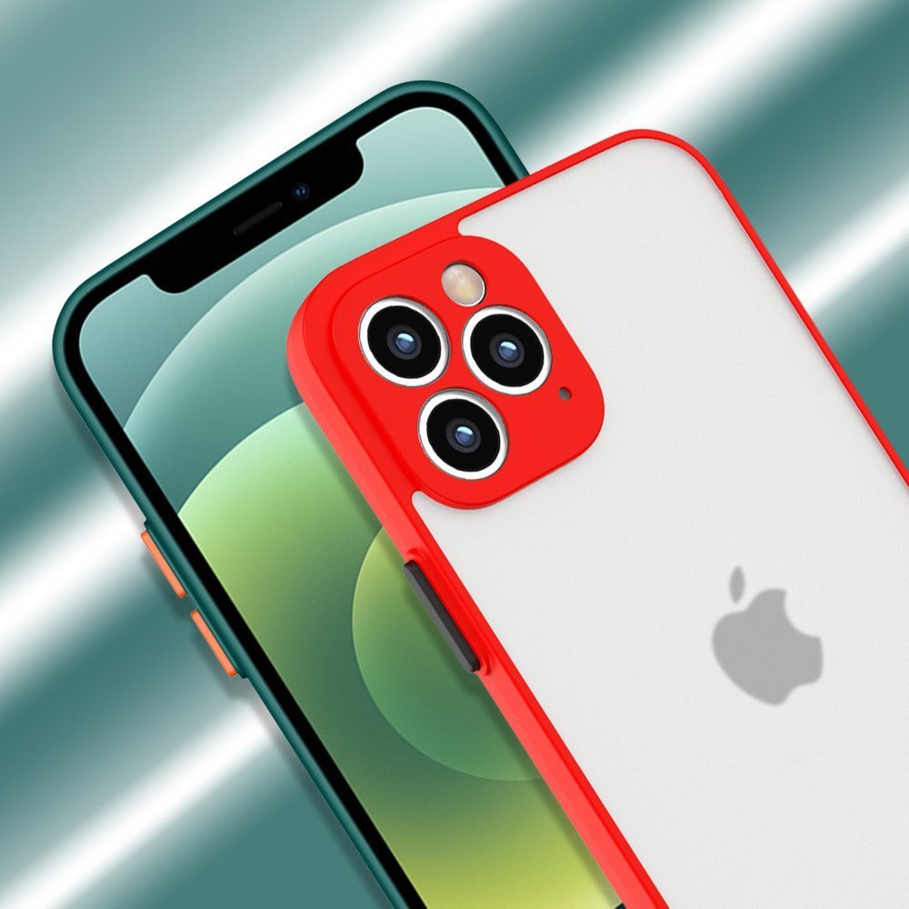 Silikonska fleksibilna futrola Milky Case za Apple iPhone 12 Pro Max - Crvena