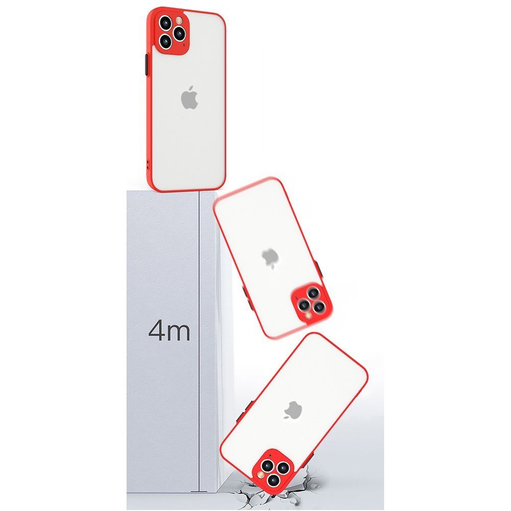 Silikonska fleksibilna futrola Milky Case za Apple iPhone 12 Pro Max - Crvena