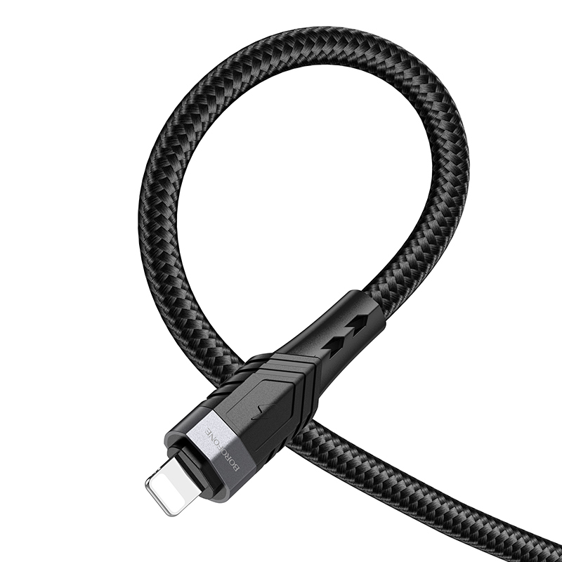 Kabel Borofone USB - C - Lightning - 1.2m - Crna