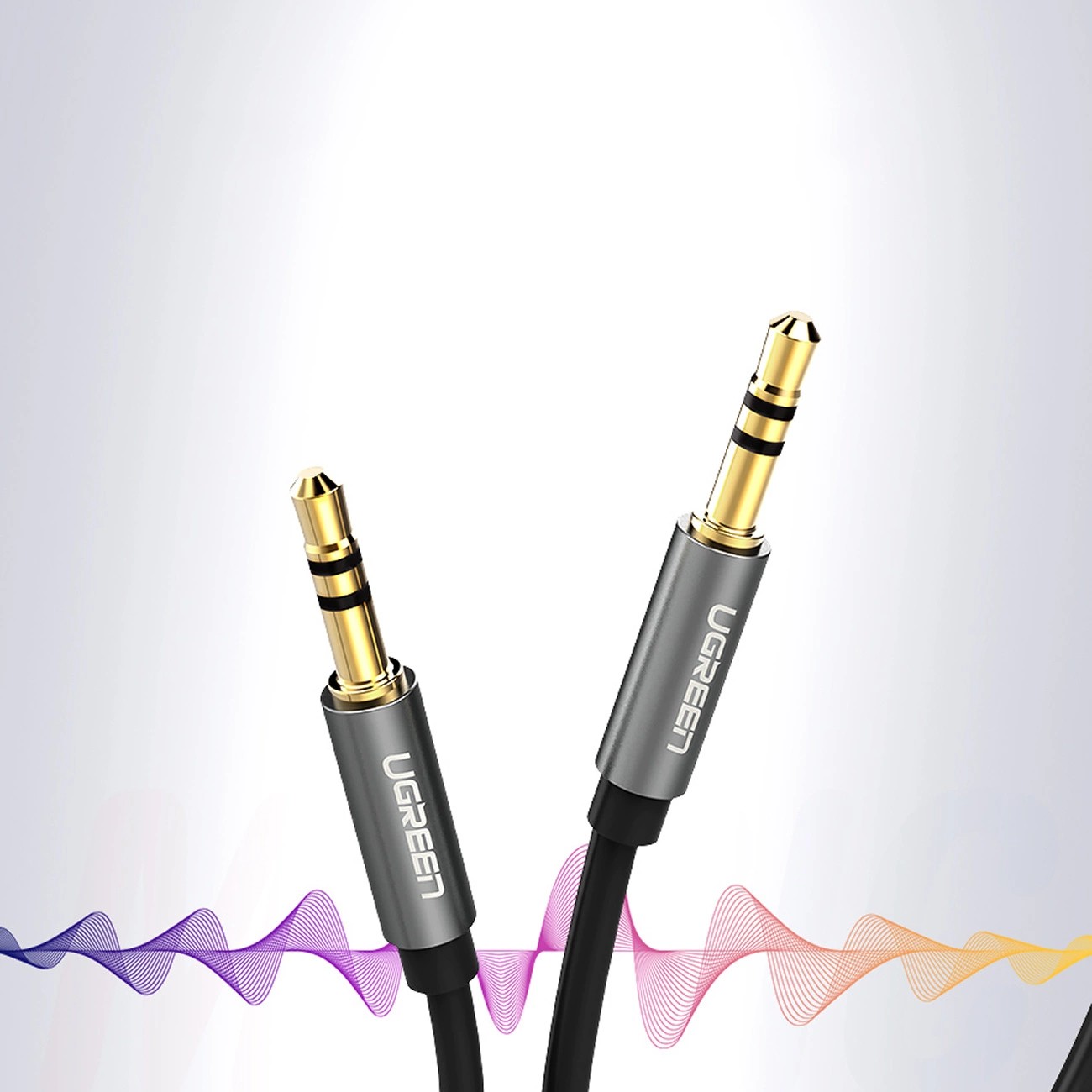 Ugreen kabel - audio kabel AUX mini jack 3,5 mm - 1m - Crna