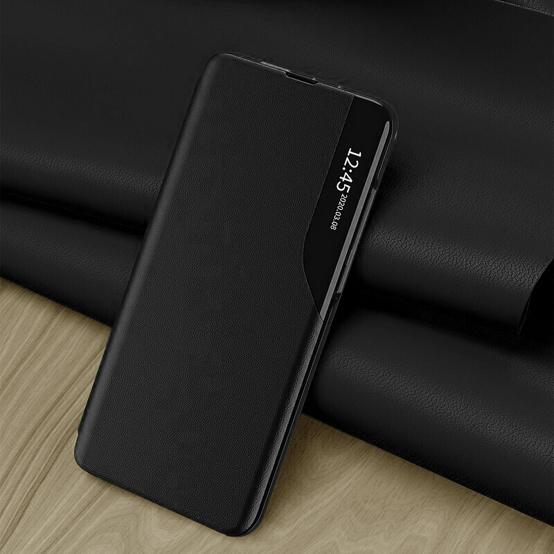 Elegantna knjižna futrola View Case za Xiaomi Redmi Note 13 - Crna