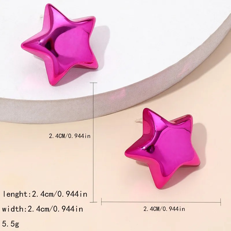 Naušnice AD-33355 - Square/Ljubičasta