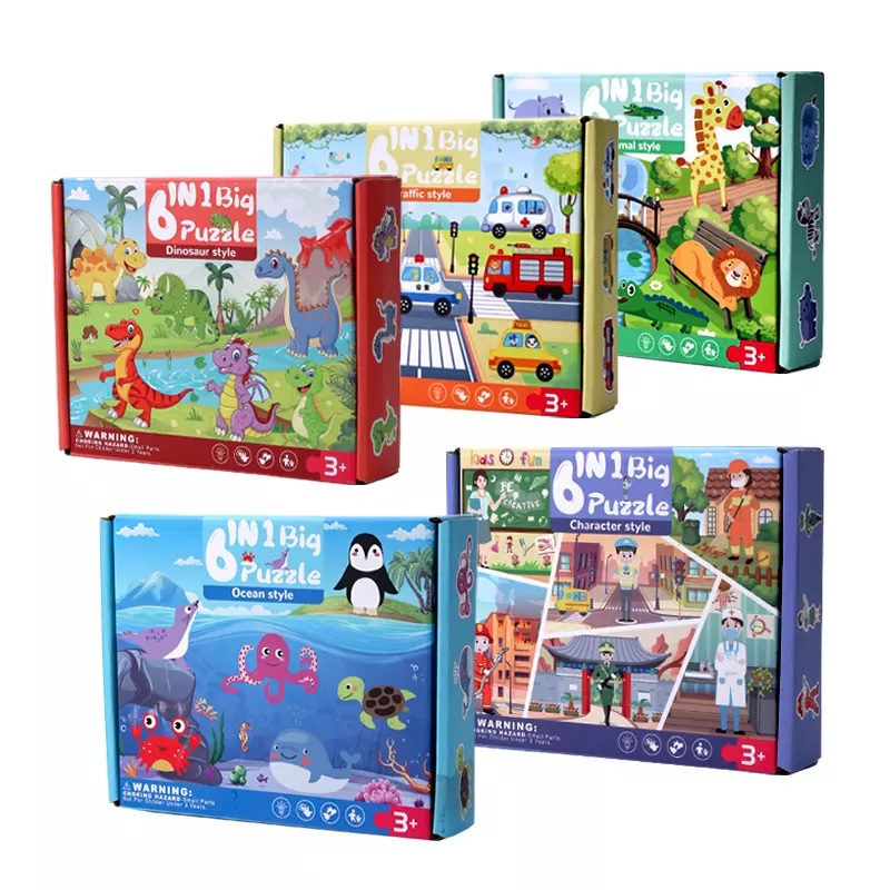 Dječje drvene puzzle - Traffic