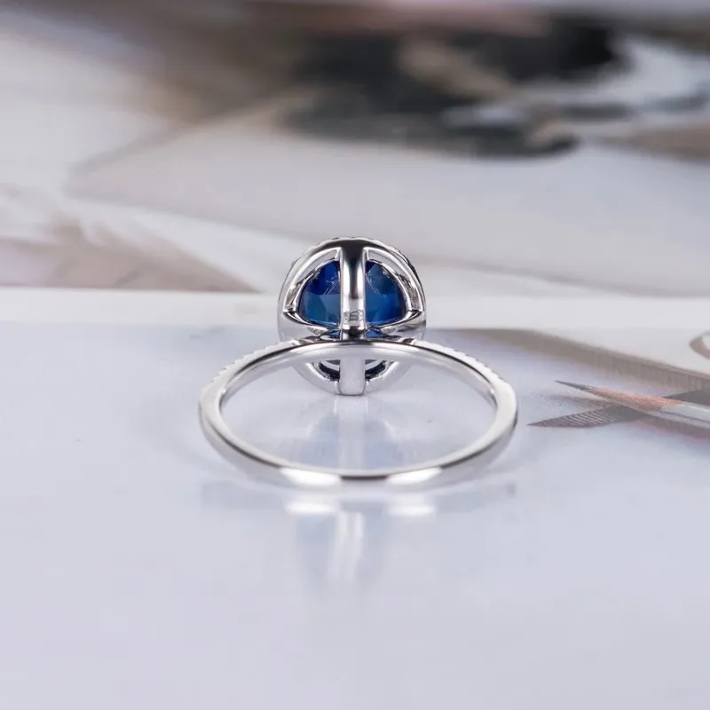Prsten RO-35618 Blue - Srebrna / Plava / 55mm