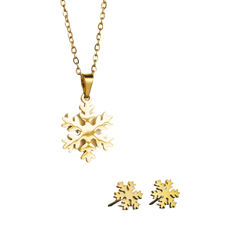 Set Snowflake pahulja - Zlatna