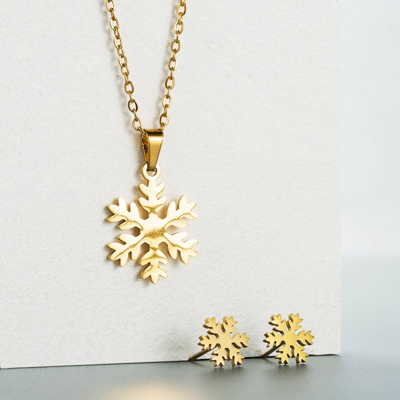 Set Snowflake pahulja - Zlatna