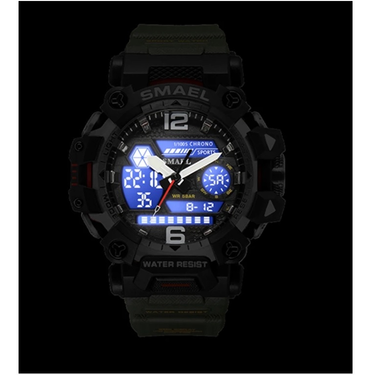 Sat SMAEL GR-29430 - Crna / Srebrna