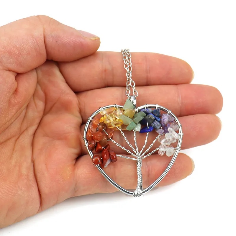 Ogrlica Tree Heart - Žuta