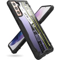 Maskica Ringke Fusion X Design Ticket Band za Samsung Galaxy S21+/Galaxy S21 Plus 5G - Crna