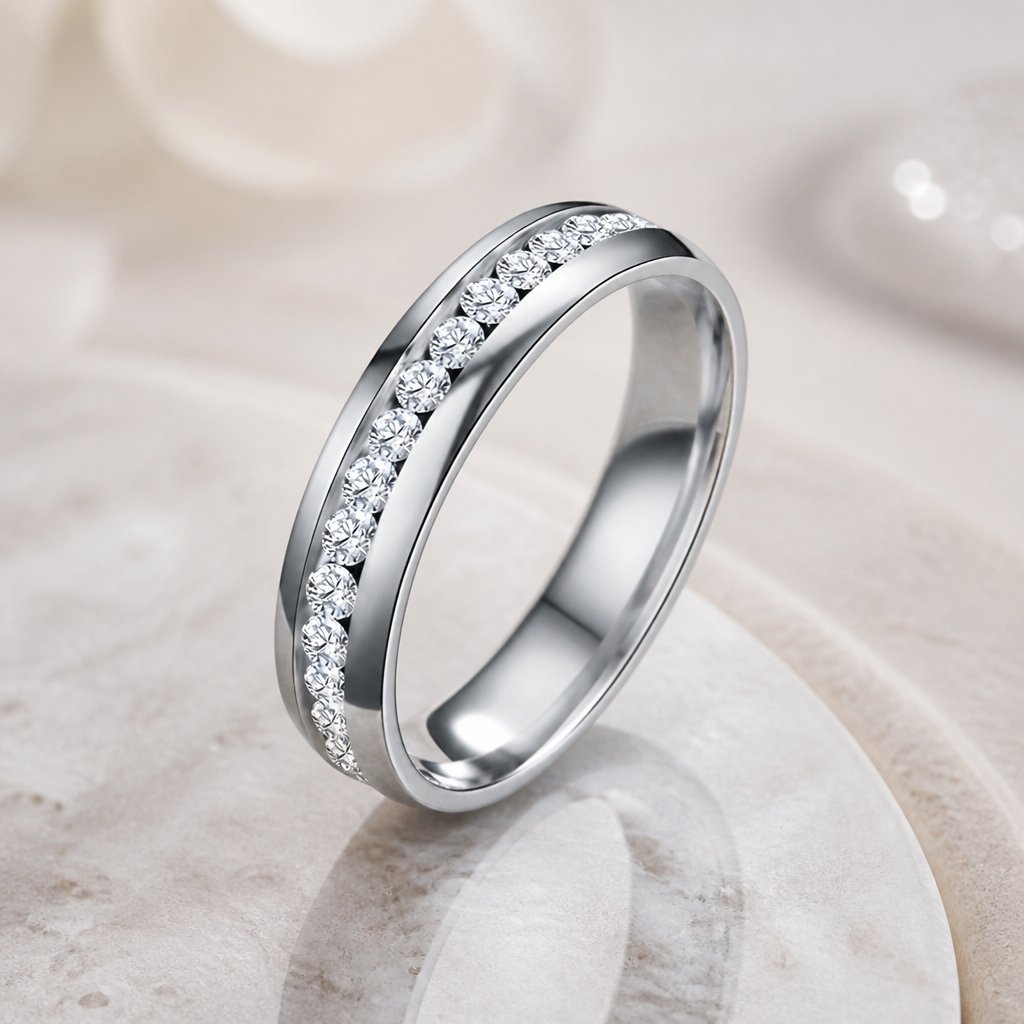 Prsten EN-3363 - Srebrni / 57mm
